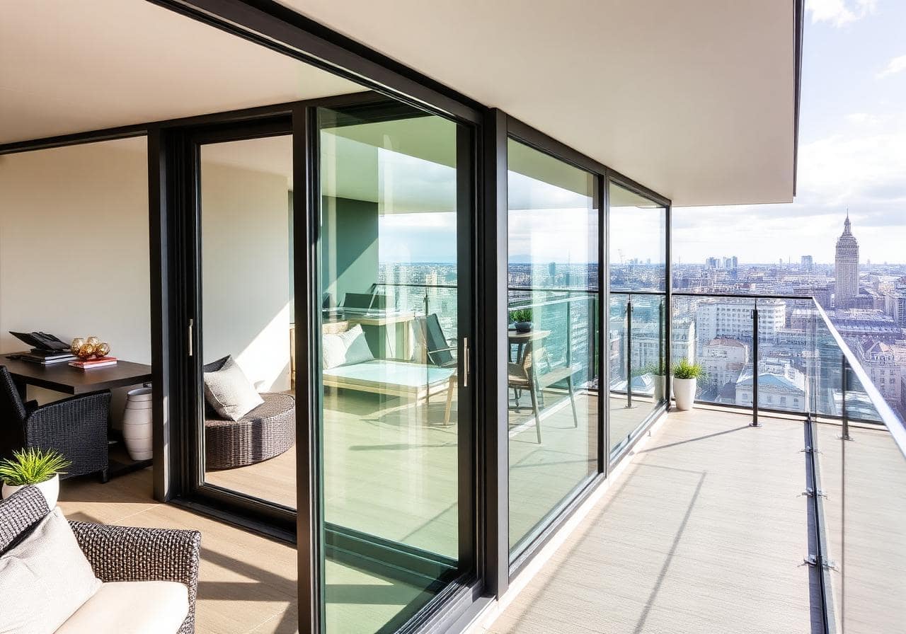 Cam Balkon Villa